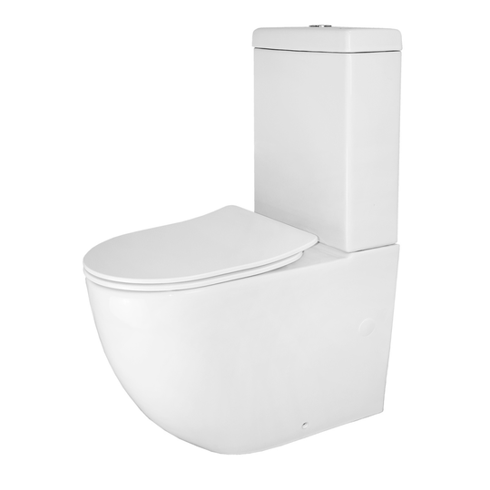 Унитаз-компакт безободковый Azario Renda AZ-8693 сиденье микролифт