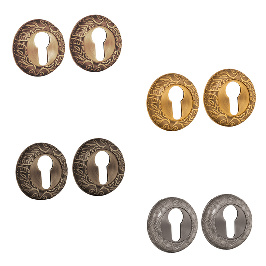 Накладка круглая под цилиндр Фуаро ET.R.SM58 в цвет ручки