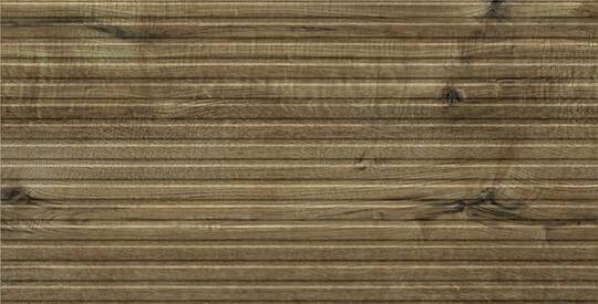 Настенная плитка Primavera Палисандр рельеф коричневый 30x60 см ректификат