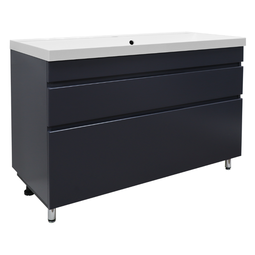 Тумба с раковиной Azario Эстима 100/2Н графит