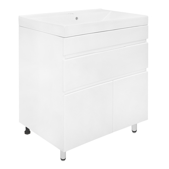 Тумба с раковиной Azario Эстима 80/1Н белый