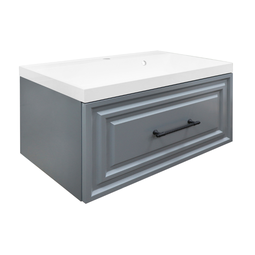 Тумба с раковиной Azario Laura 70/1 серый матовый